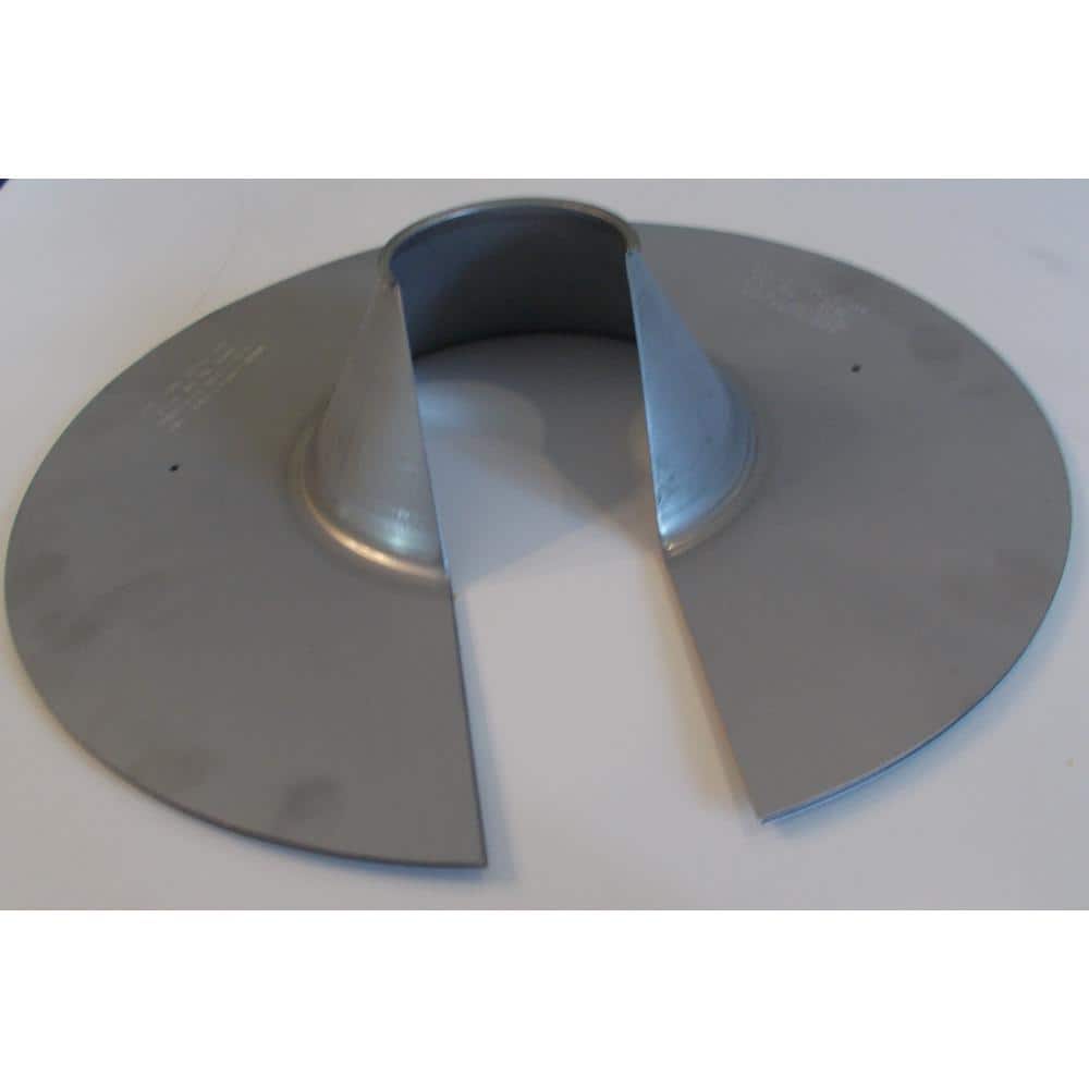 ALL STYLE INDUSTRIES LLC All Style Retro-Spin Galvanized Steel Roof Flashing for 2.5" (2 7/8" OD) maximum Electric Service Mast Conduit Pipe (2)