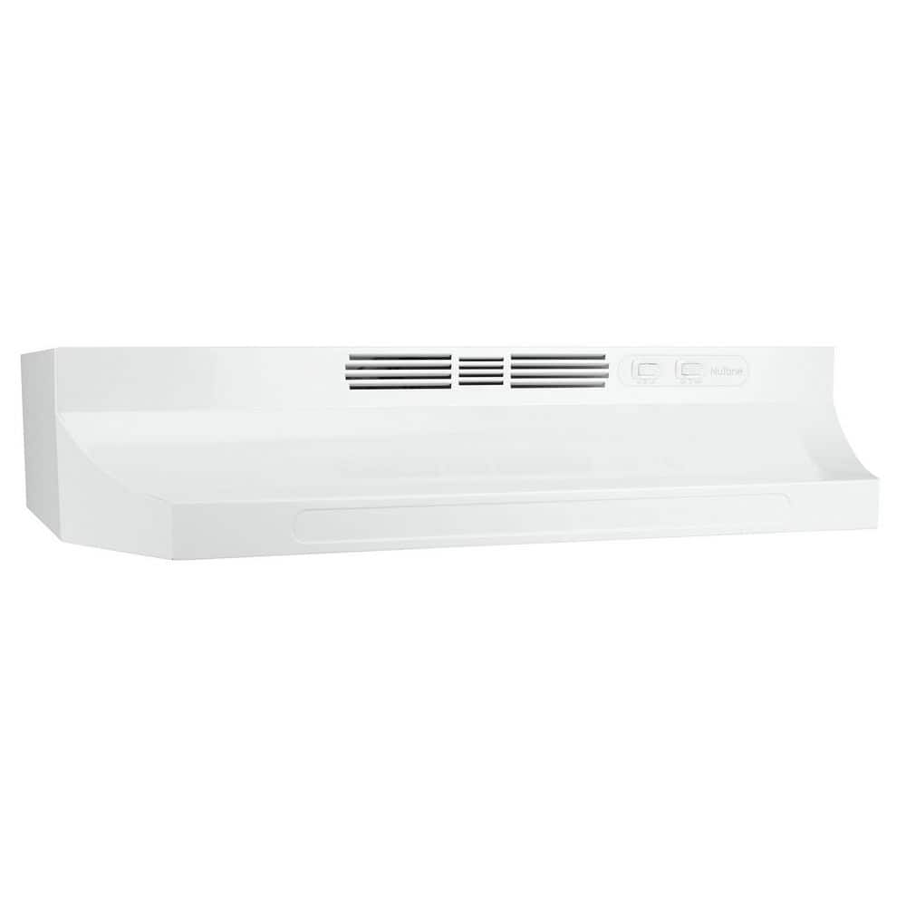 Broan-NuTone RL6200 Series 30 in. Ductless Under Cabinet Range Hood with Light in White
