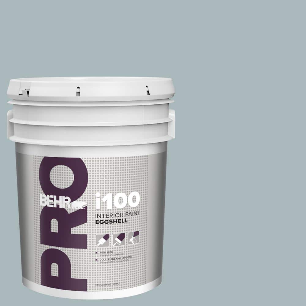 BEHR PRO 5 gal. #N470-3 Half Sea Fog Eggshell Interior Paint