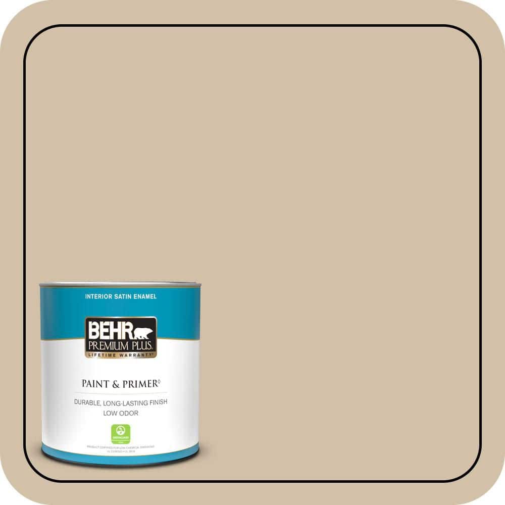 BEHR PREMIUM PLUS #PPU7-08 Baja Enamel Low Odor & Primer (1)