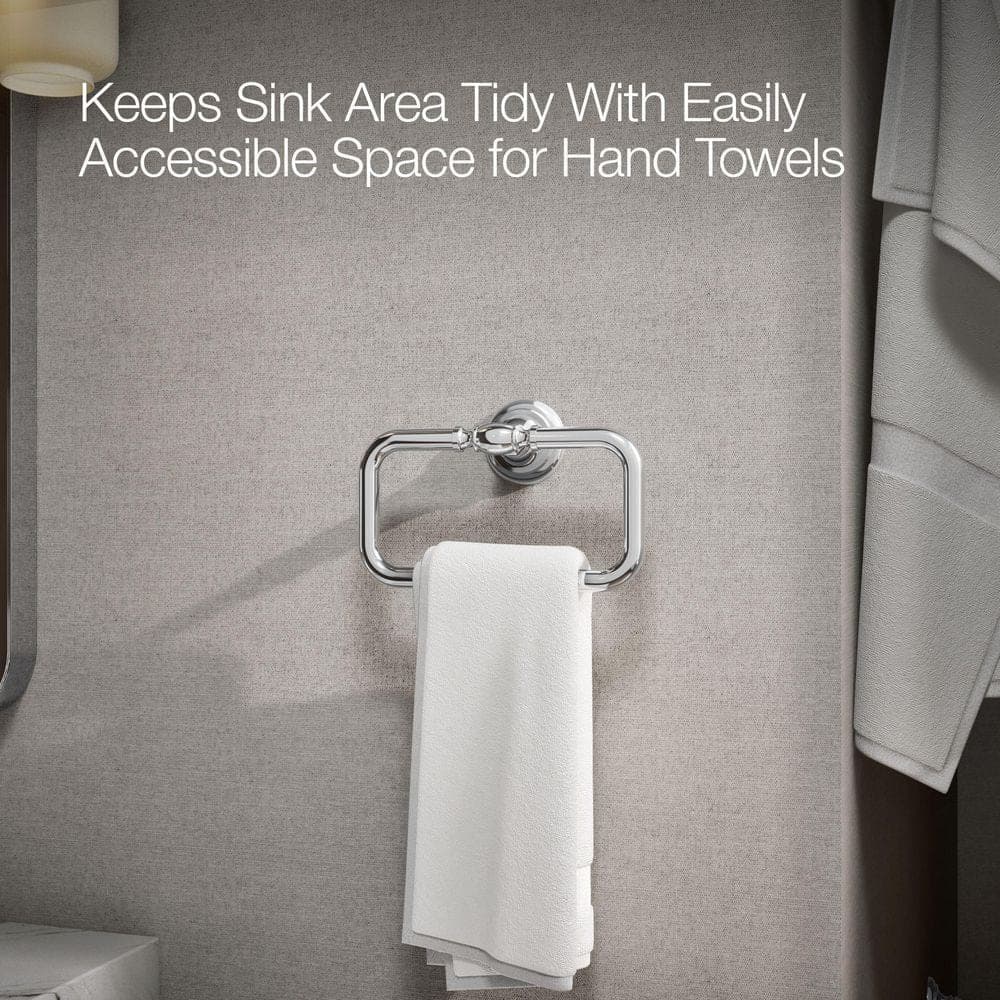 KOHLER Artifacts Towel Ring in Polished Chrome (3)