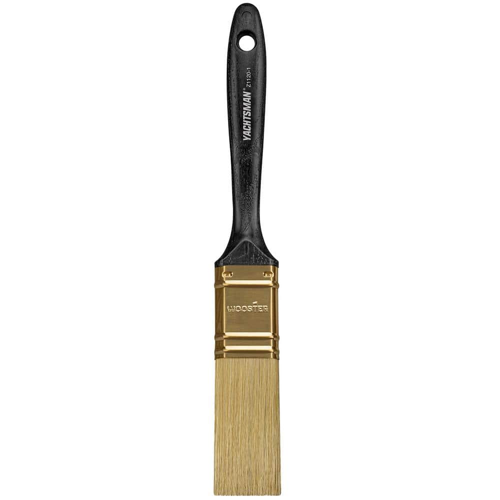 Wooster 1 in. Yachtsman Synthetic White China Flat Brush (2)