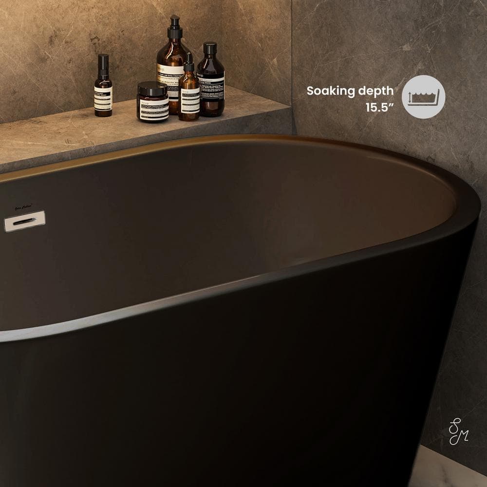 Swiss Madison Claire 31.12 in. Soaking Bathtub (4)