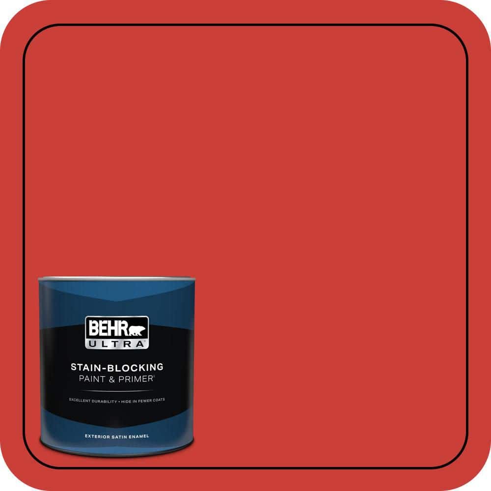 BEHR ULTRA 1 qt. #P170-7 100 MPH Satin Enamel Exterior Paint & Primer