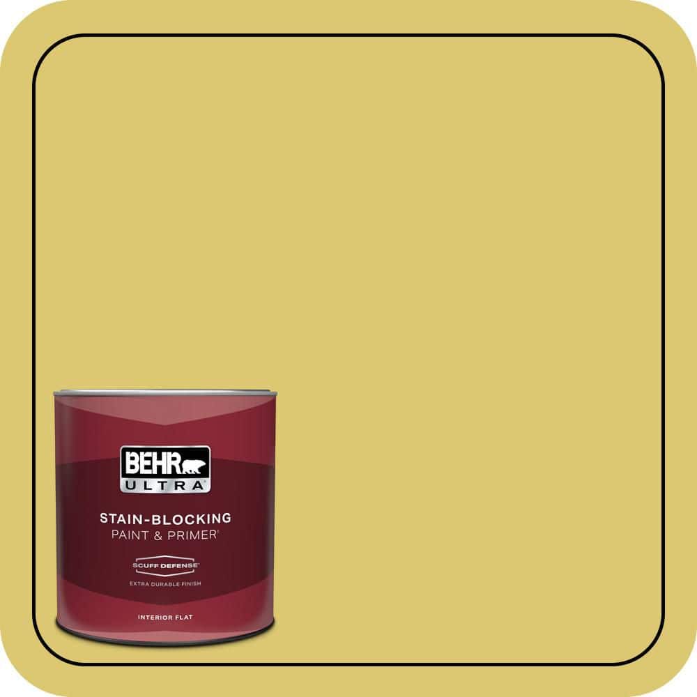 BEHR ULTRA 1 qt. #P330-5 Midori Extra Durable Flat Interior Paint & Primer (1)