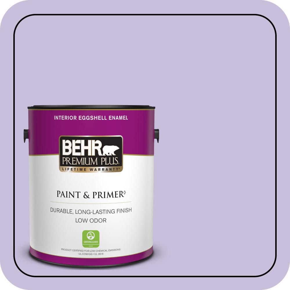 BEHR PREMIUM PLUS 1 gal. #640B-4 Innuendo Eggshell Enamel Low Odor Interior Paint & Primer