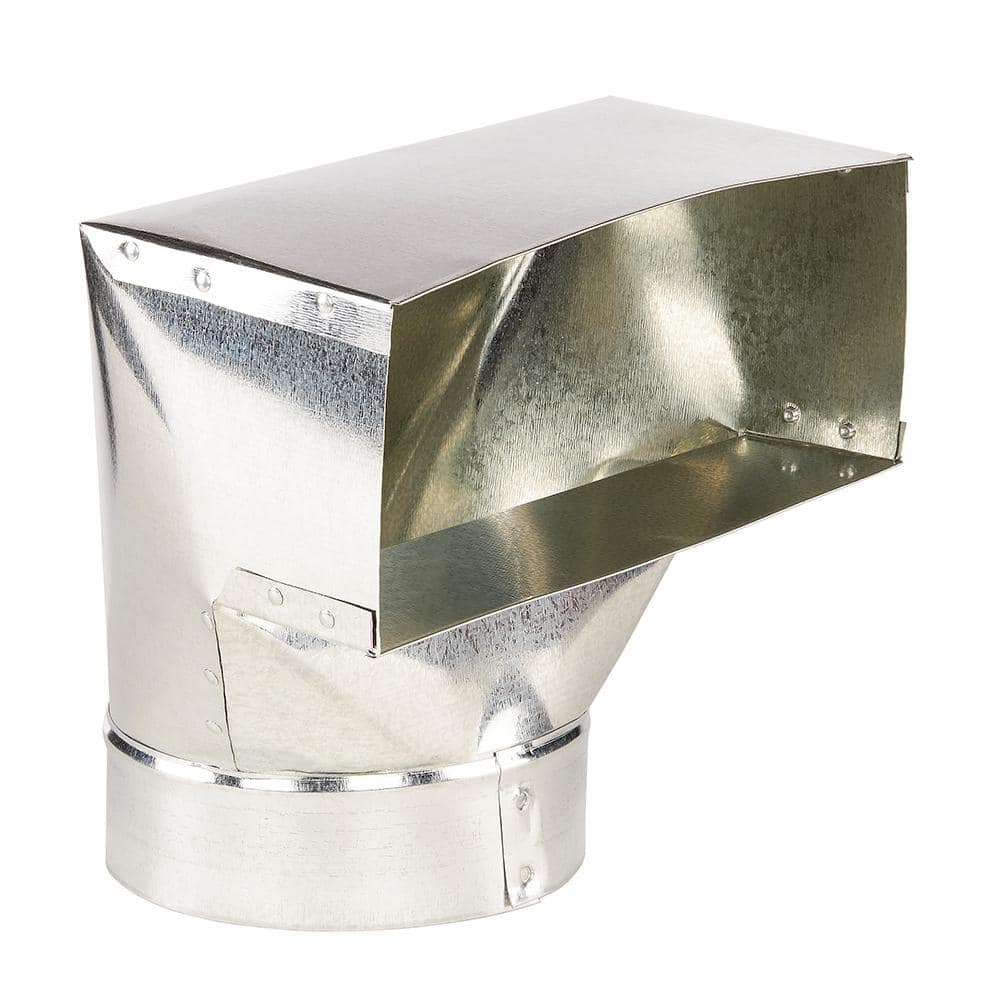 Master Flow 10 in. x 4 in. to 6 in. 90-Degree Register Box