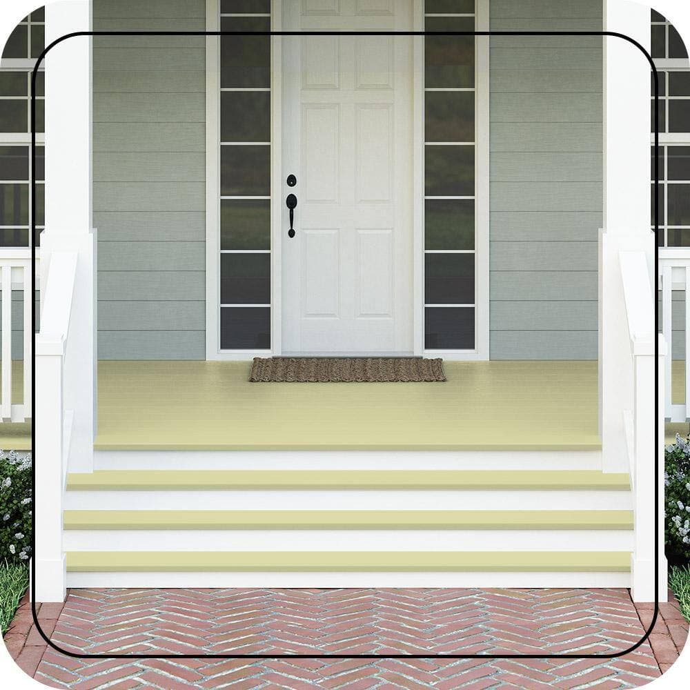 BEHR PREMIUM #P360-3 Textured Low-Lustre Enamel Interior/Exterior Porch and Patio Anti-Slip Floor Paint (2)