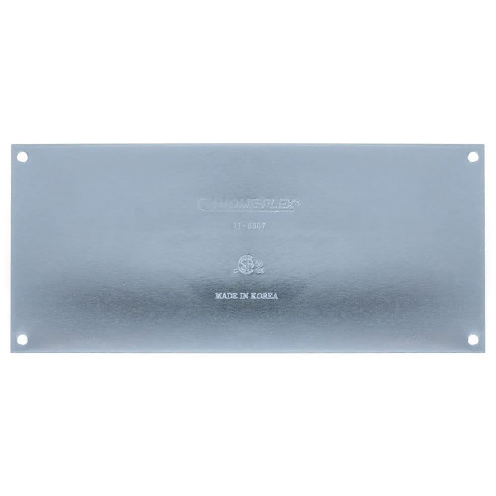 HOME-FLEX 4 in. x 9 in. Tempered Steel Striker Plate