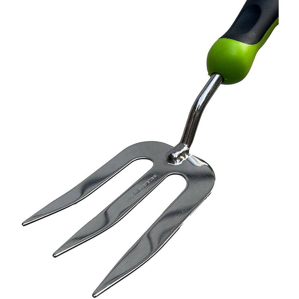GARDEN GURU 13 in. Stainless Steel Hand Weeder Fork Tool (2)