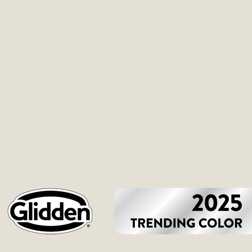 Glidden 8 oz. PPG1022-1 Hourglass Satin Interior Paint Sample (1)