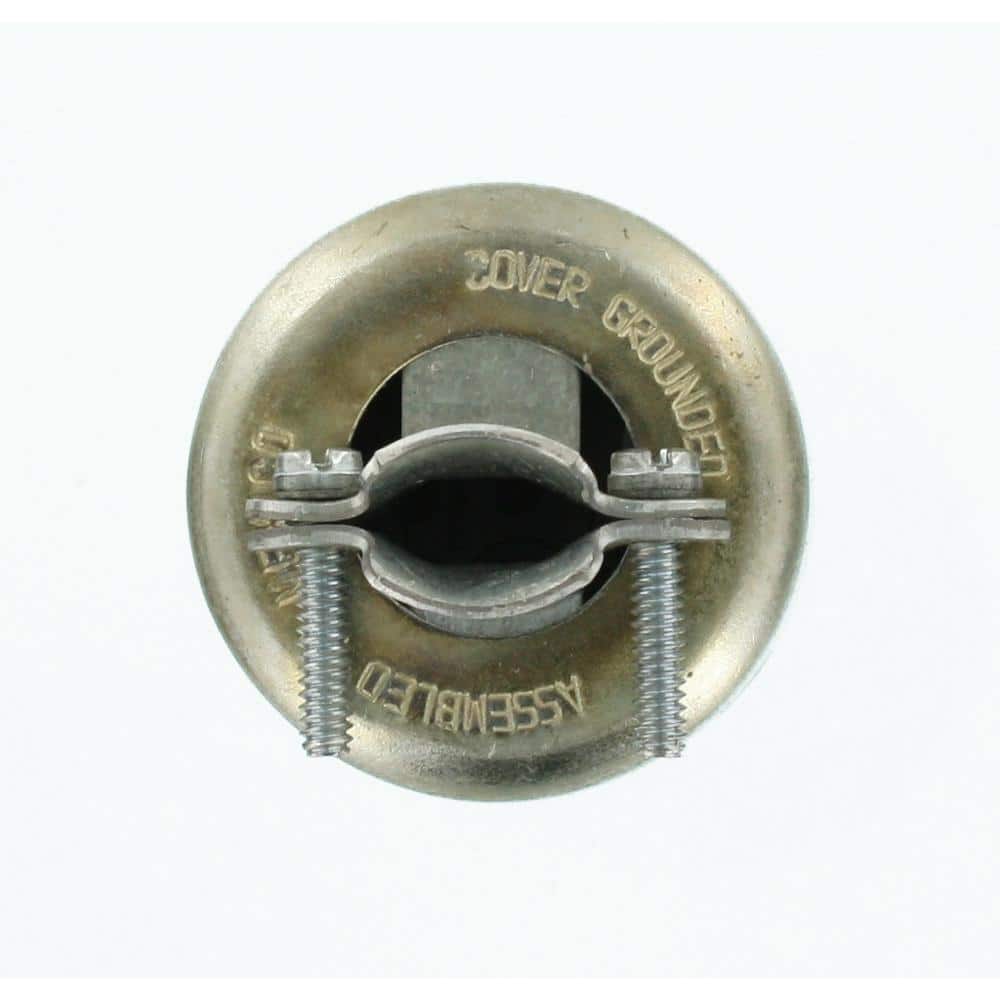 Leviton 20 Amp 250-Volt Armored Grounding Connector, Steel 620CA (3)
