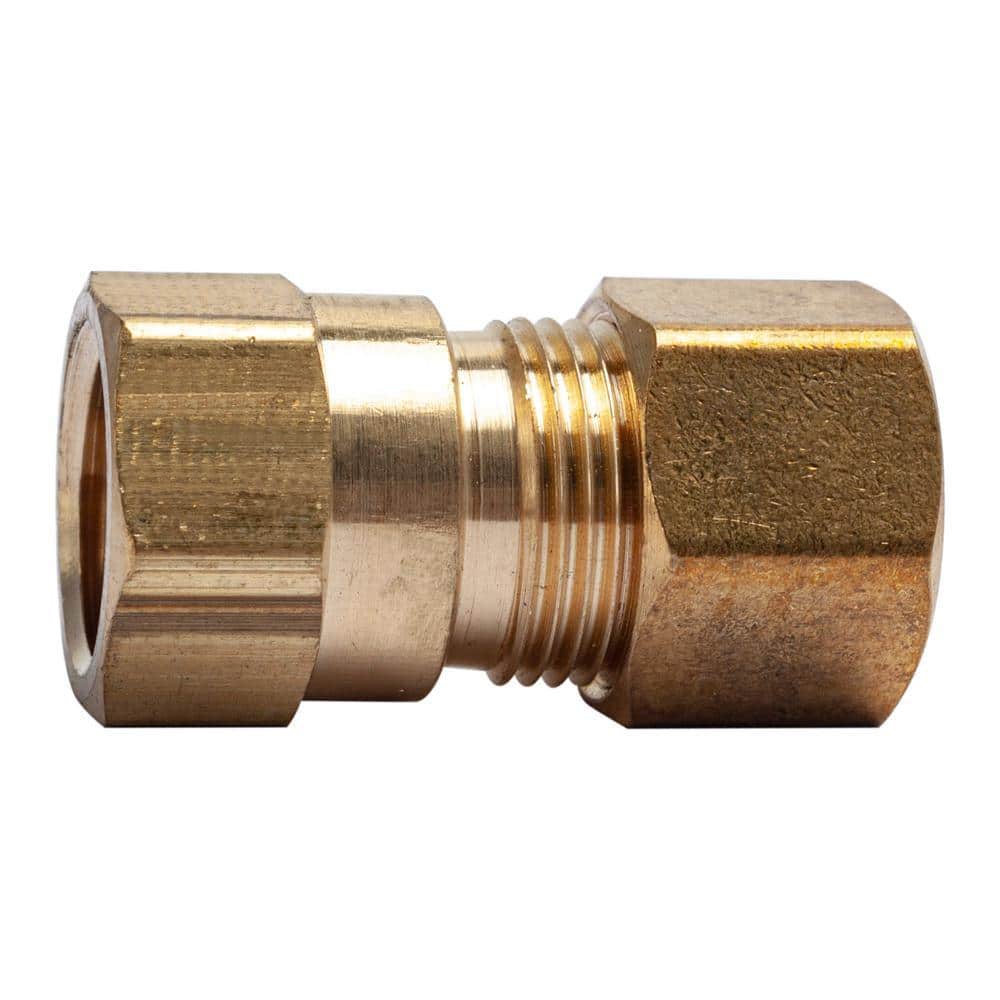 LTWFITTING 3/8 in. O.D. Comp 1/4 in. FIP Brass Compression Adapter Fitting