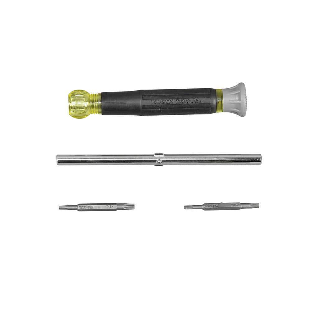 Klein Tools 4-in-1 Electronics T7 T10 Tamperproof TORX Replacement Bits (2-Pack) (3)