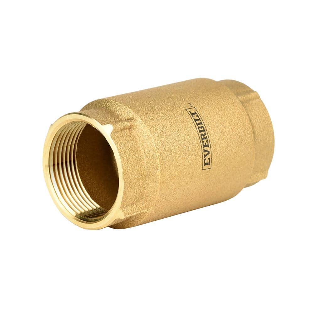 Everbilt 1-1/4 in. Brass Check Valve (3)