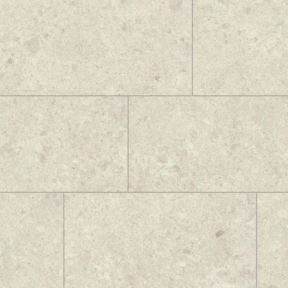 Corso Italia Pietra Limestone White Matte 12 in. x 24 in. Stone Look Porcelain Floor and Wall Tile (1.94 sq. ft./Each) (2)
