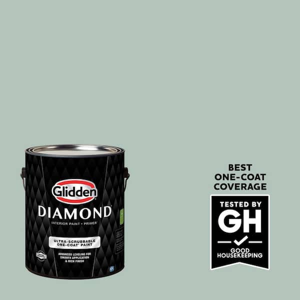 Glidden Diamond 1 gal. PPG1135-4 Aquamarine Dream Eggshell Interior Paint with Primer (2)