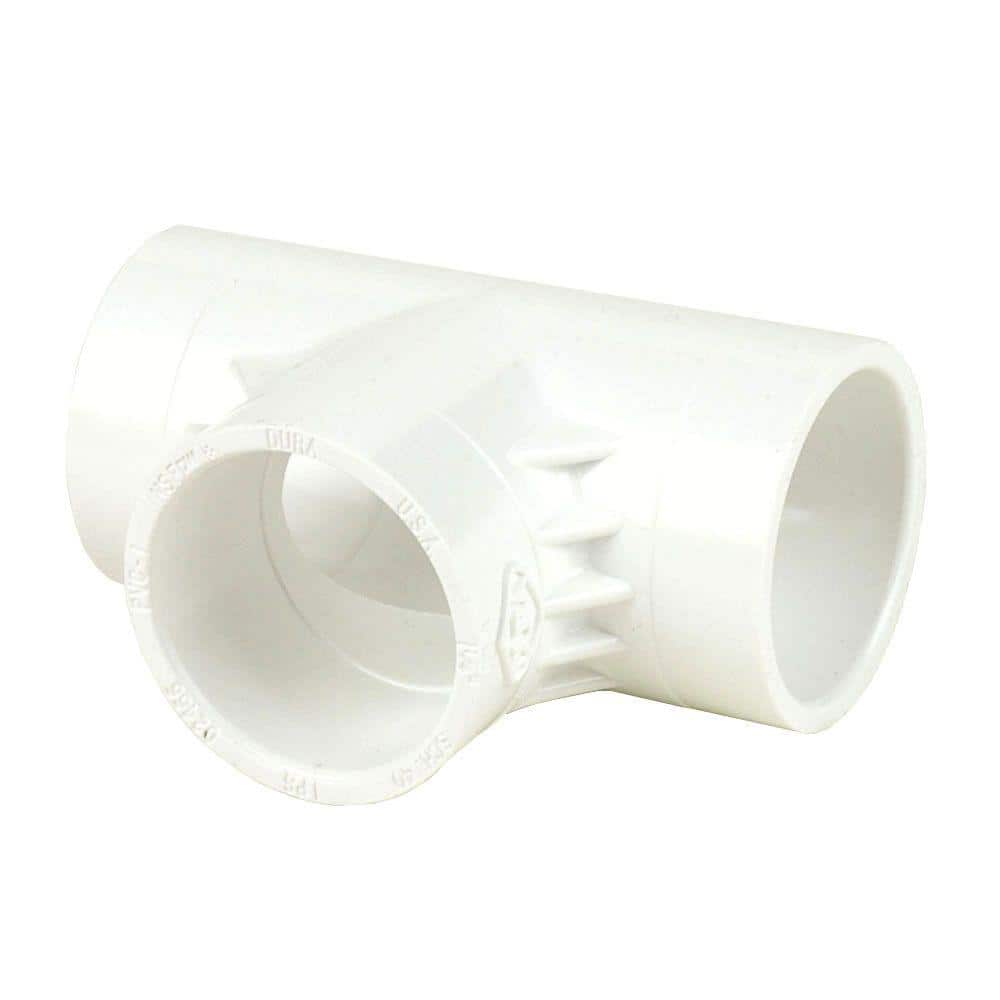DURA 4 in. Schedule 40 PVC Tee SxSxS
