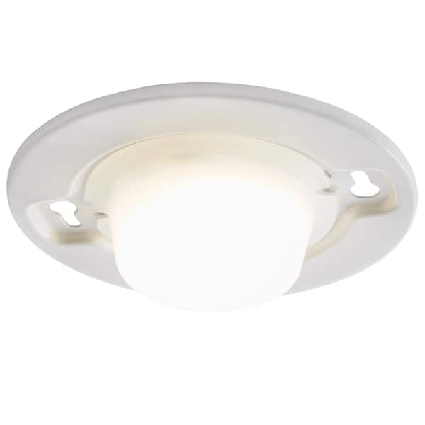 Commercial Electric 5 in. Closet Utility Light Lampholder Switch Controlled LED Flush Mount 650 Lumens 7-Watt 4000K Bright White