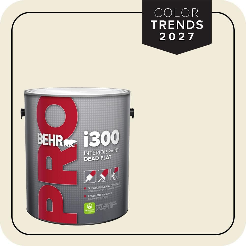 BEHR PRO 1 gal. #PPU7-13 Coastal Beige Dead Flat Interior Paint