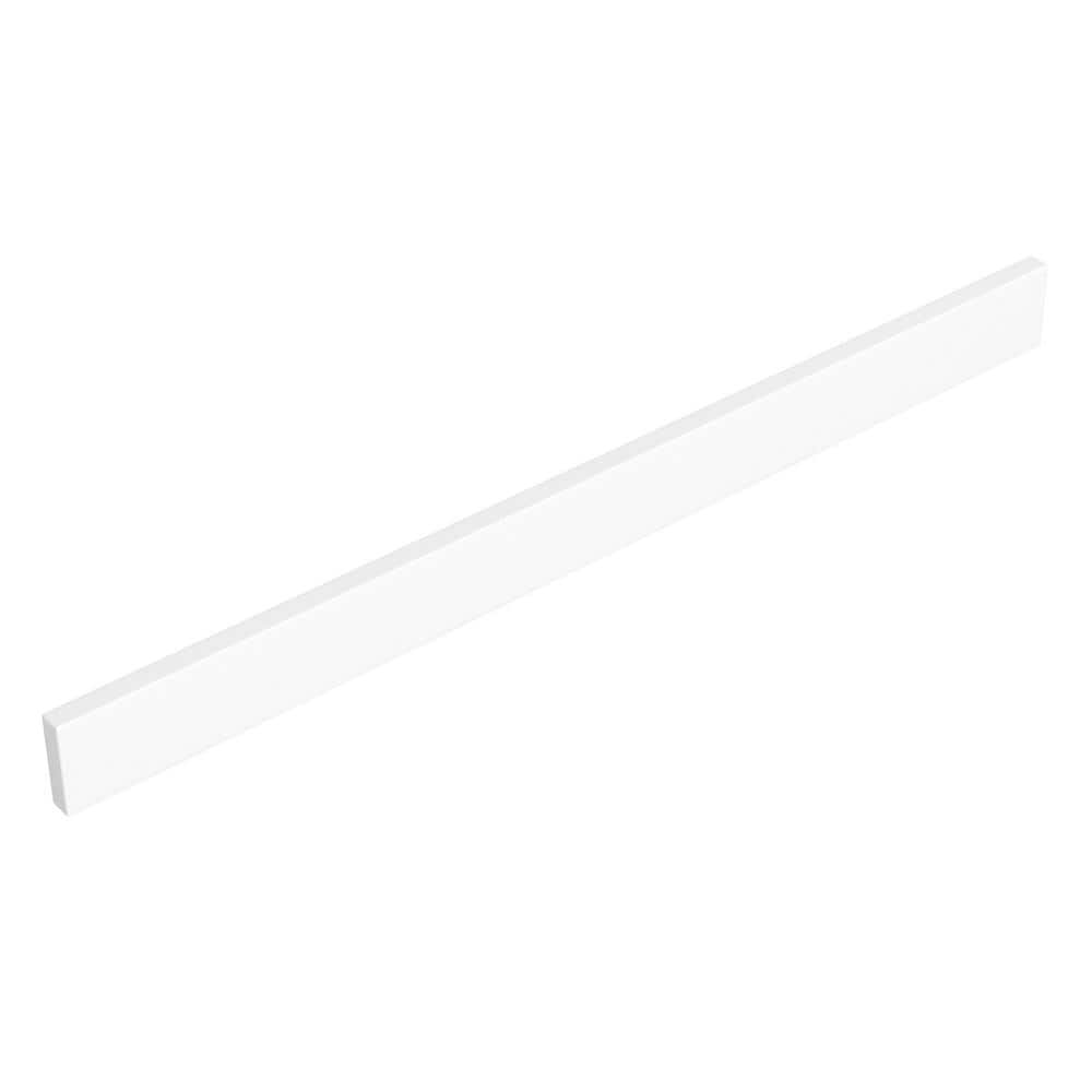 Wyndham Collection 36 in. Cultured Marble Backsplash in White (2)