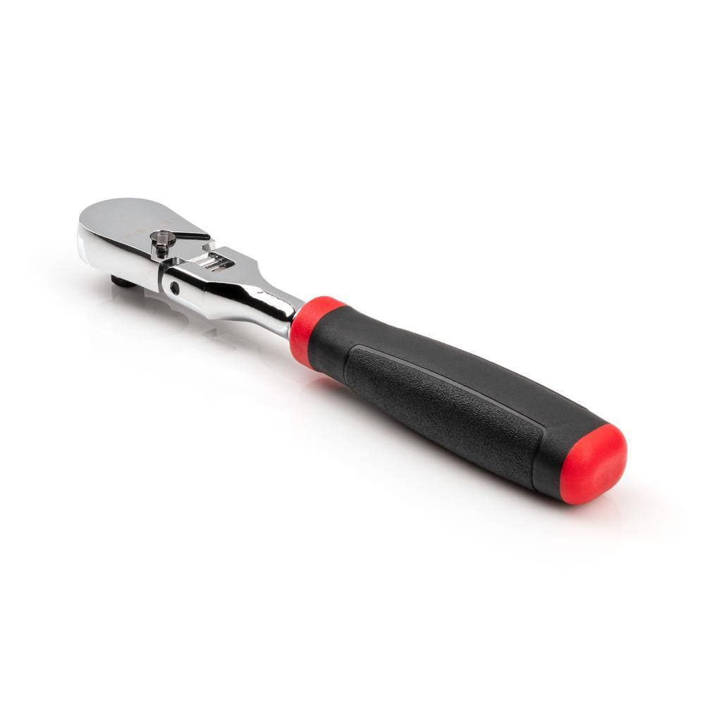 TEKTON 1/4 in. Drive x 6 in. Flex Head Non-Quick-Release Comfort Grip Ratchet (3)