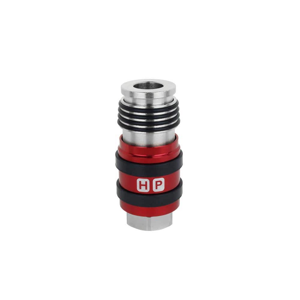 Milton 2-In-ONE 3/8 in. FNPT Universal Safety Exhaust Coupler (Box of 5) (2)