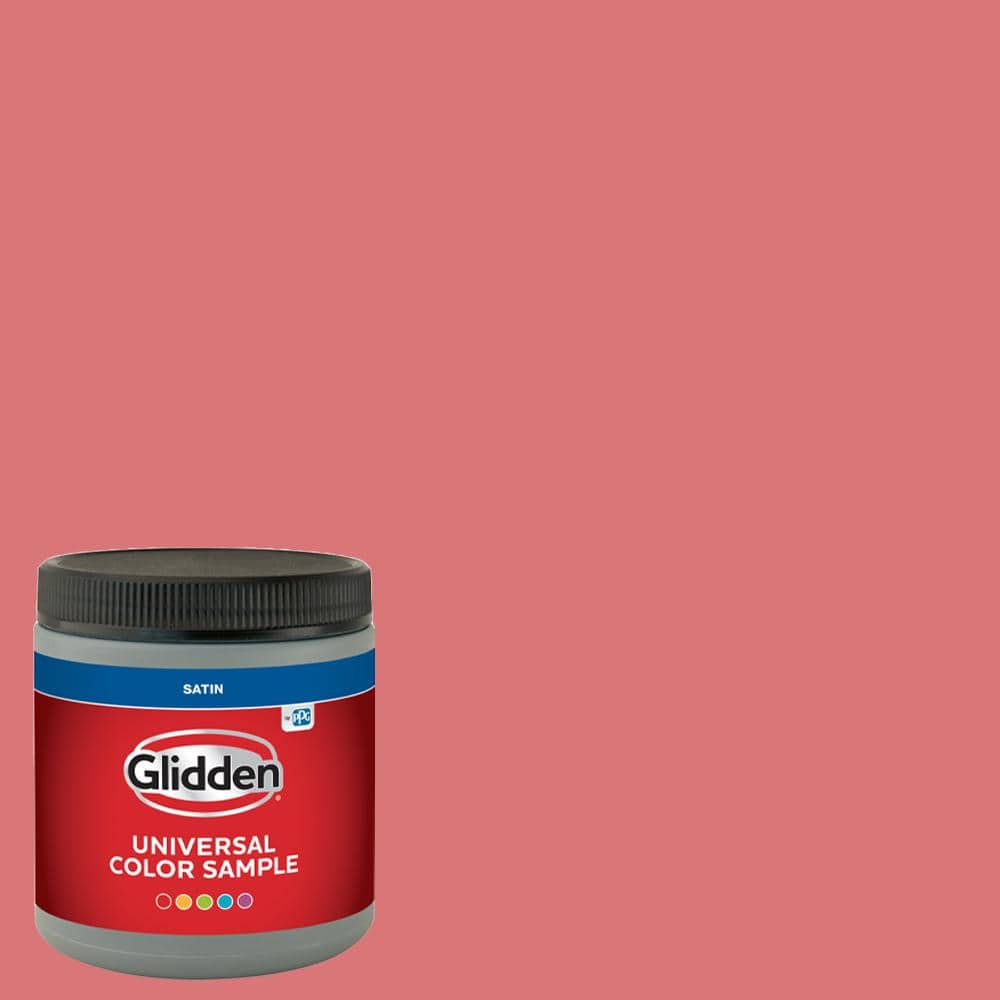 Glidden 8 oz. PPG1187-5 Red Cedar Satin Interior Paint Sample (1)