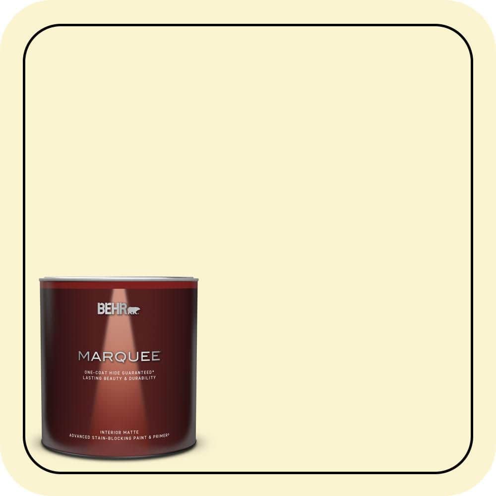 BEHR MARQUEE 1 qt. #P310-1 Effervescent Matte Interior Paint & Primer