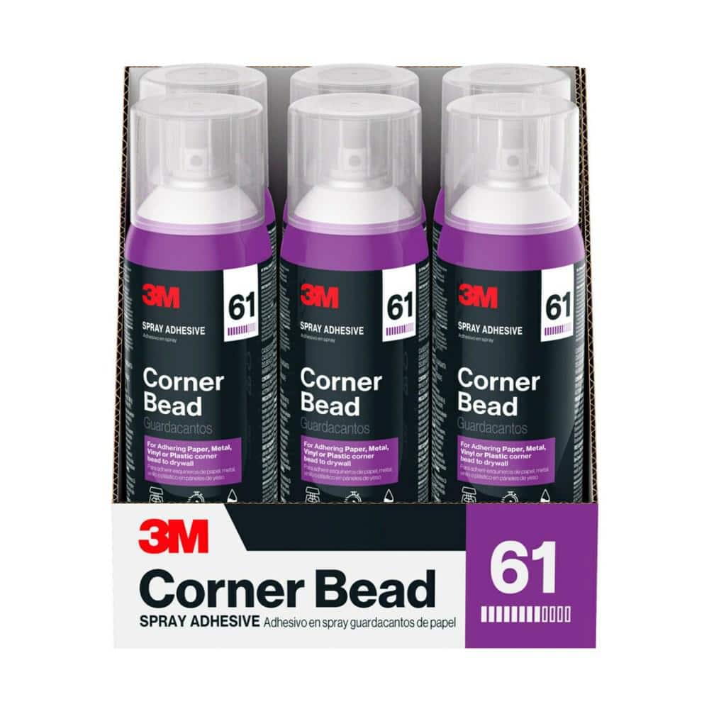 3M Drywall Corner Bead Adhesive (Case Pack of 6)