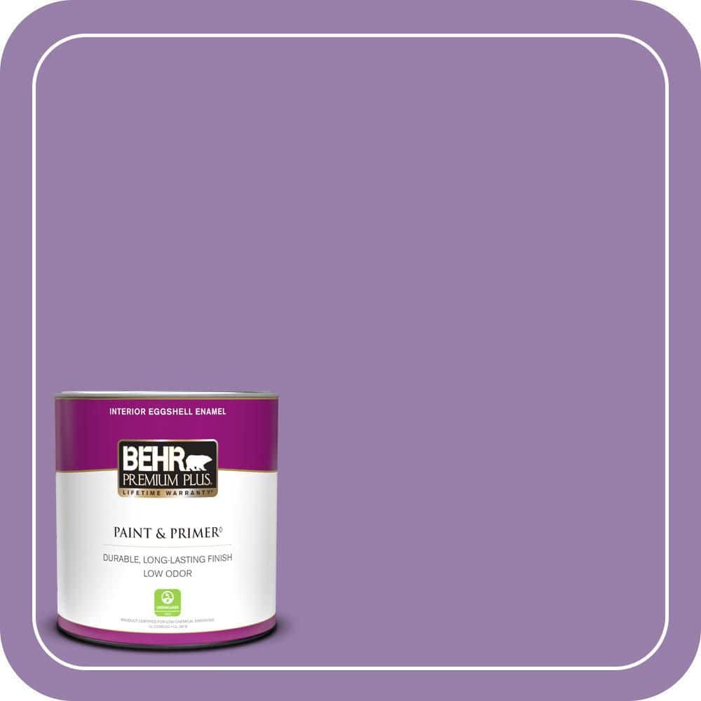 BEHR PREMIUM PLUS #650B-6 Elite Wisteria Enamel Low Odor & Primer