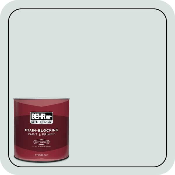 BEHR ULTRA 1 qt. #N440-1 Streetwise Extra Durable Flat Interior Paint & Primer (2)