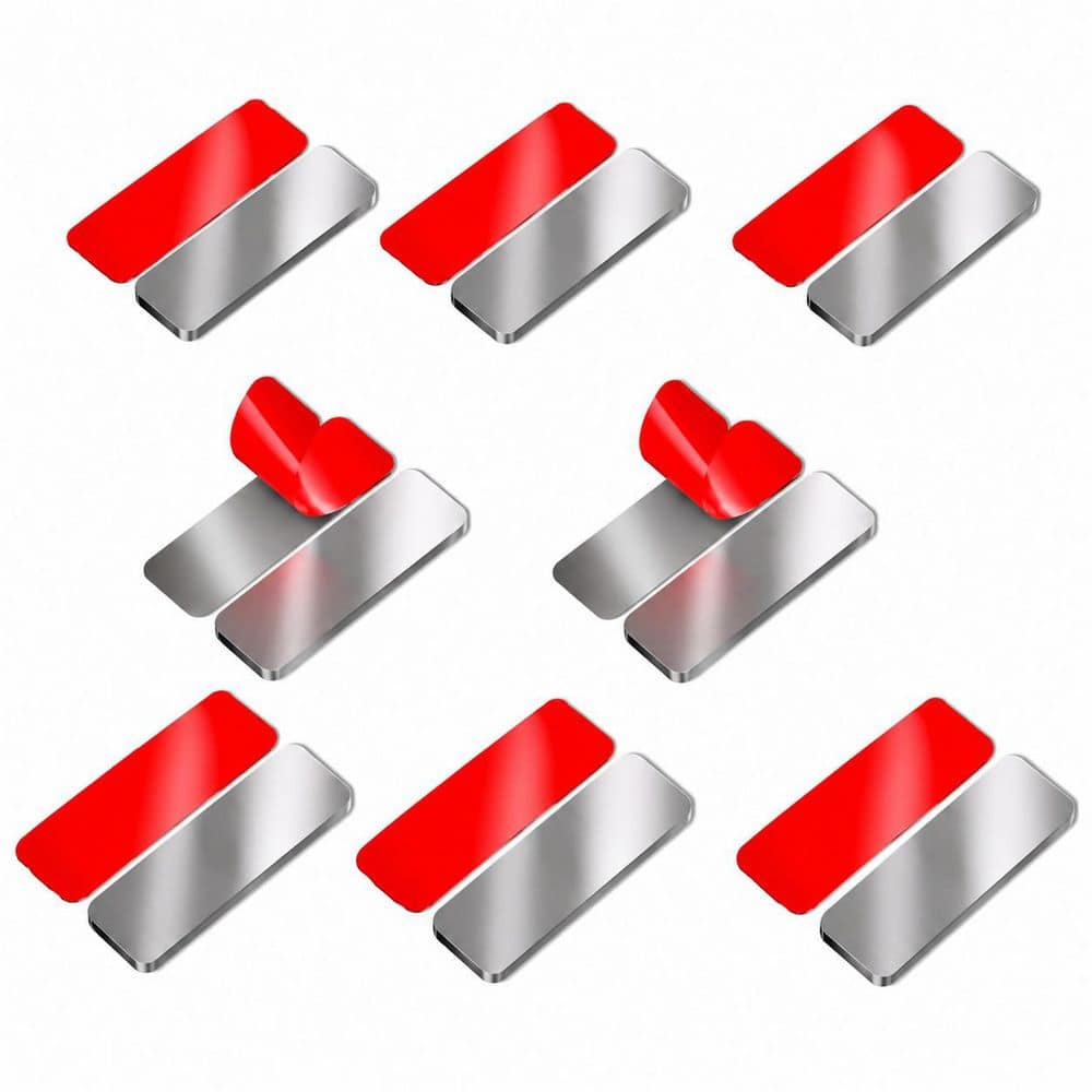 LAIFUCAM Stainless Steel Ultra Thin Magnetic Adhesive Cabinet Door Latch Spring Catch for Closet Kitchen 8 Pack (1)