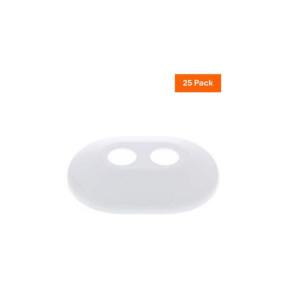Viega PureFlow 1/2 in. Plastic Double Escutcheon (25-Pack) (1)
