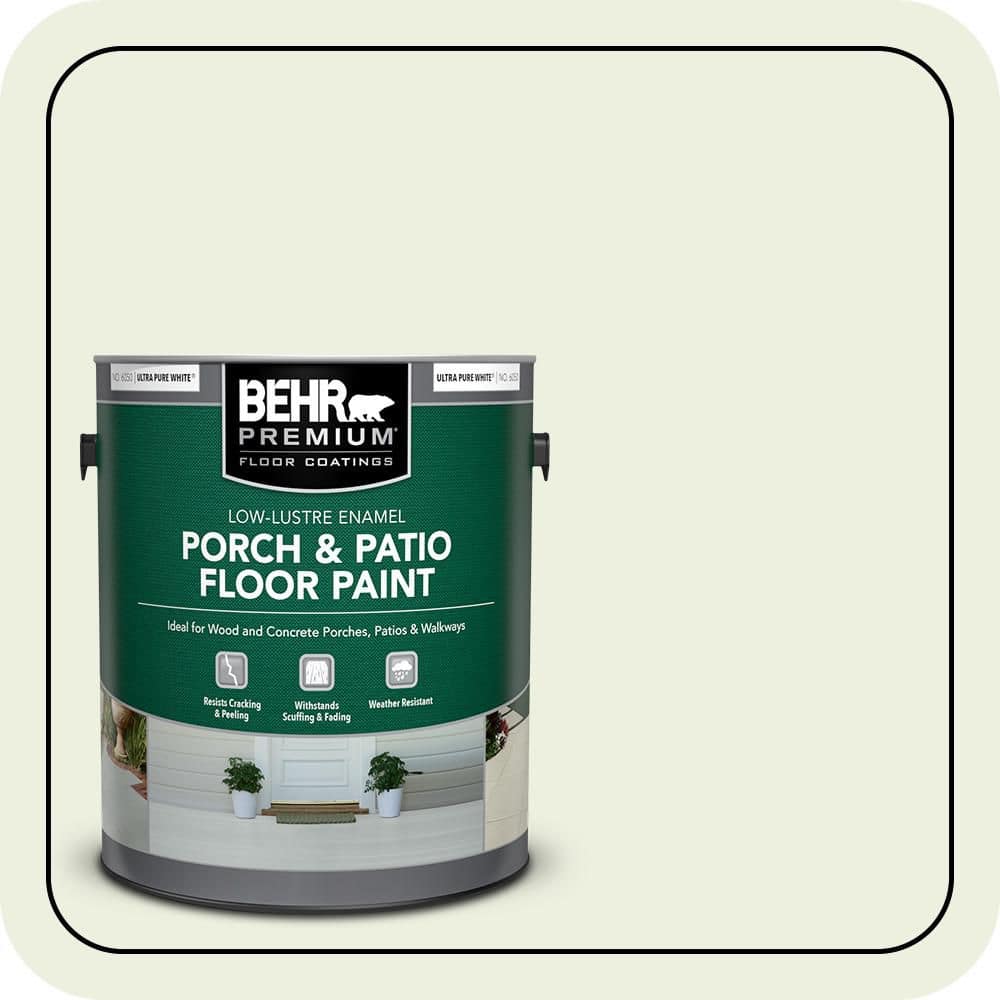 BEHR PREMIUM #M360-1 Textured Low-Lustre Enamel Interior/Exterior Porch and Patio Anti-Slip Floor Paint