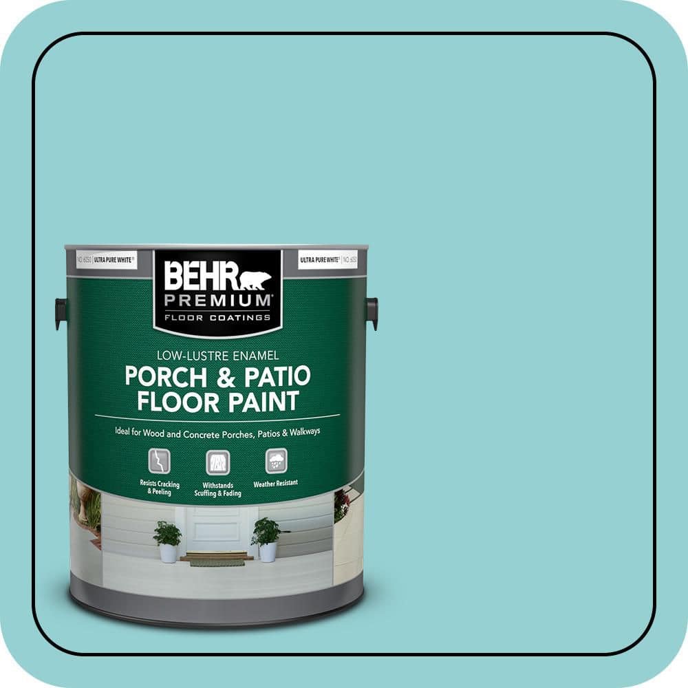 BEHR PREMIUM #M460-3 Textured Low-Lustre Enamel Interior/Exterior Porch and Patio Anti-Slip Floor Paint (1)