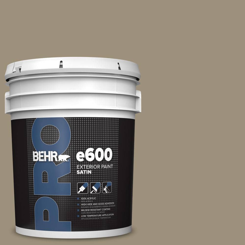BEHR PRO 5 gal. #730D-5 Village Square Satin Exterior Paint