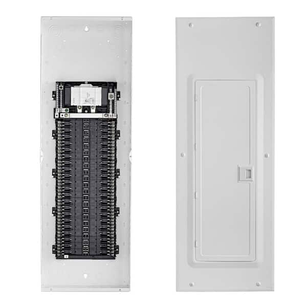 Leviton 200 Amp 42-Space, 42-Circuit Indoor Load Center with Main Circuit Breaker, Door Included LP420-BDR