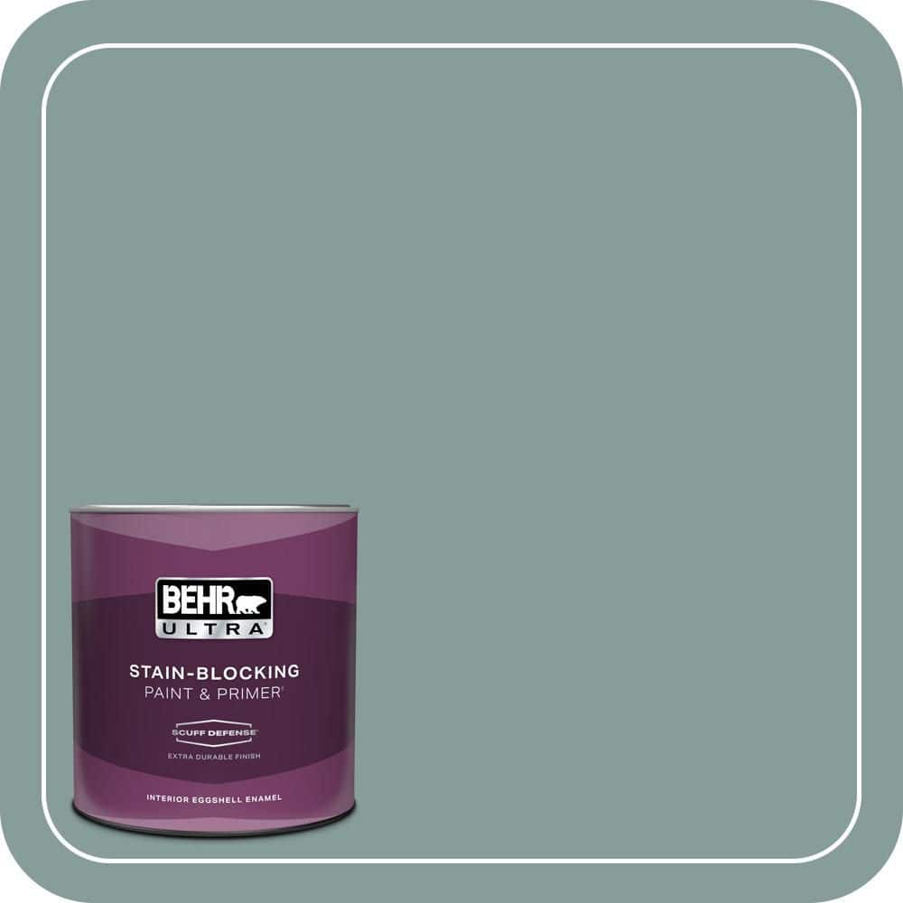 BEHR ULTRA 1 qt. #PPU12-04 Agave Extra Durable Eggshell Enamel Interior Paint & Primer