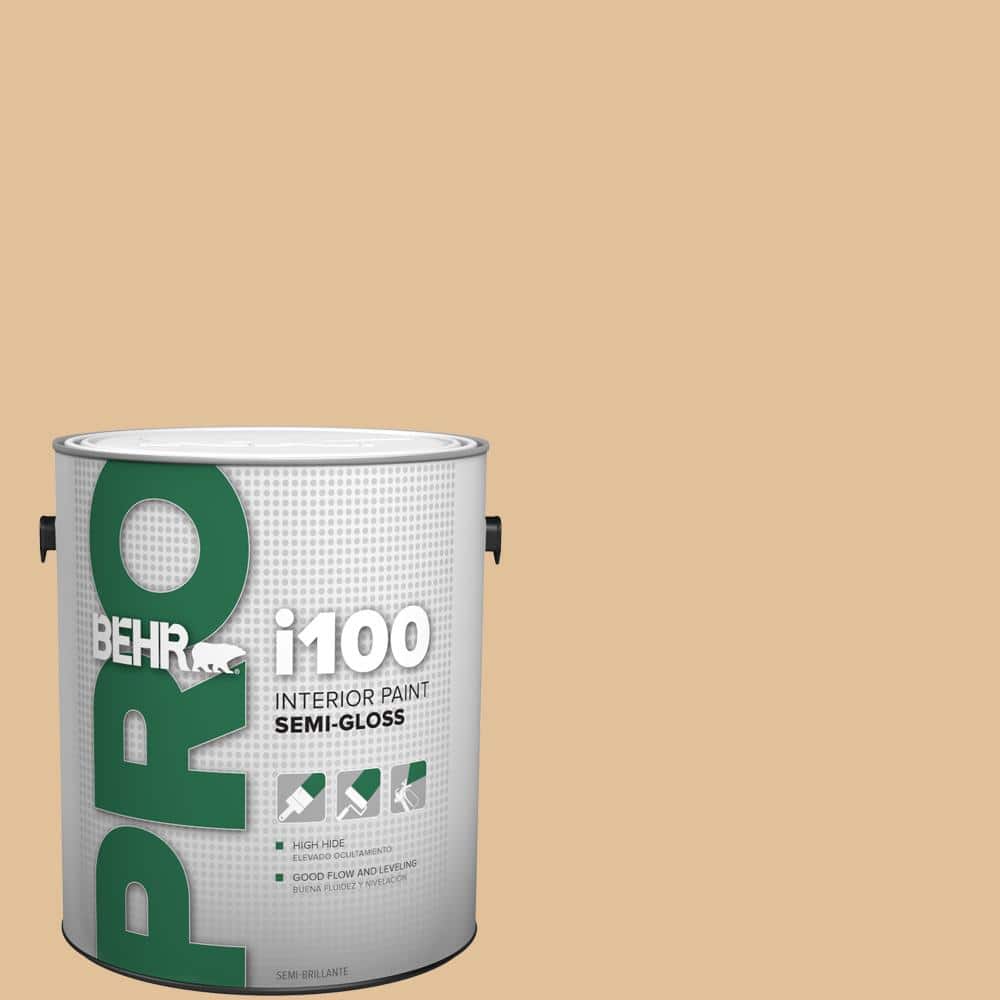 BEHR PRO 1 gal. #300E-3 Clair De Lune Semi-Gloss Interior Paint