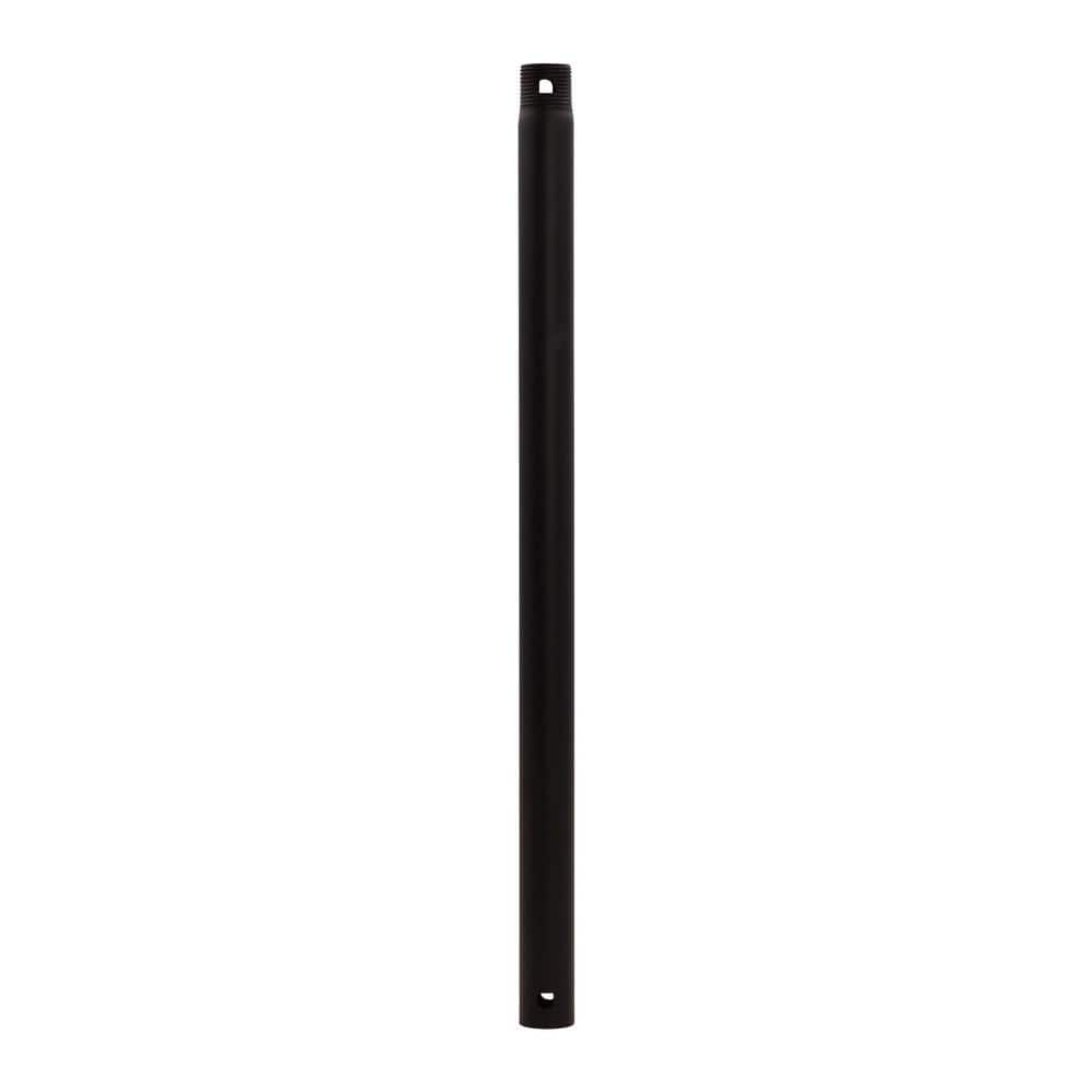 PRIVATE BRAND UNBRANDED 18 in. Matte Black Ceiling Fan Extension Downrod for 11 ft. Ceilings (3)