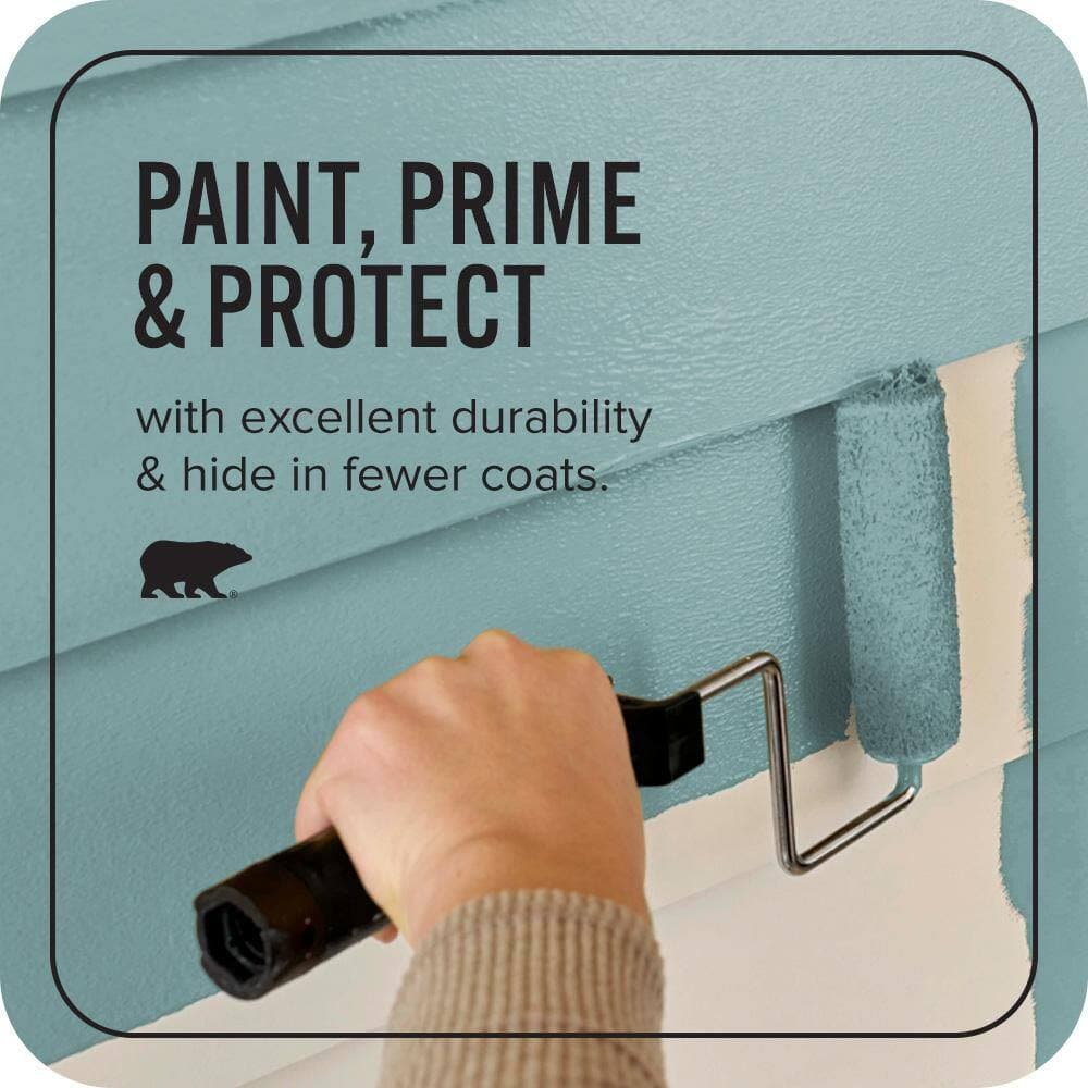 BEHR ULTRA 5 gal. #S440-4 Tower Bridge Flat Exterior Paint & Primer (3)