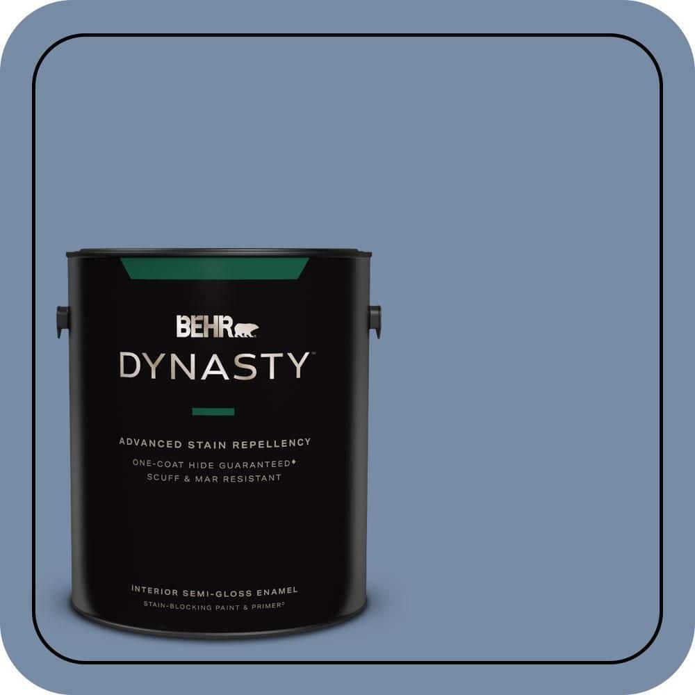 BEHR DYNASTY 1 gal. #590F-5 Magic Spell Semi-Gloss Enamel Interior Stain-Blocking Paint & Primer