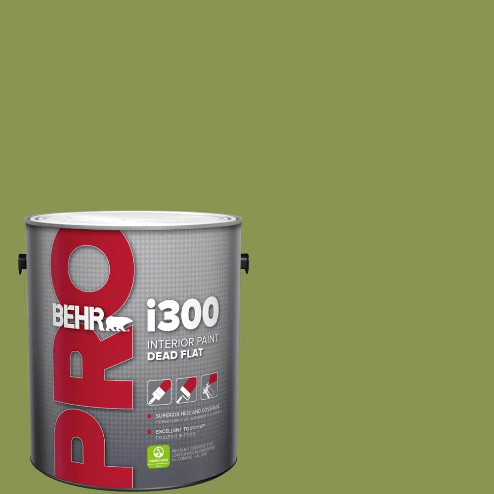 BEHR PRO 1 gal. #M360-6 Bold Avocado Dead Flat Interior Paint