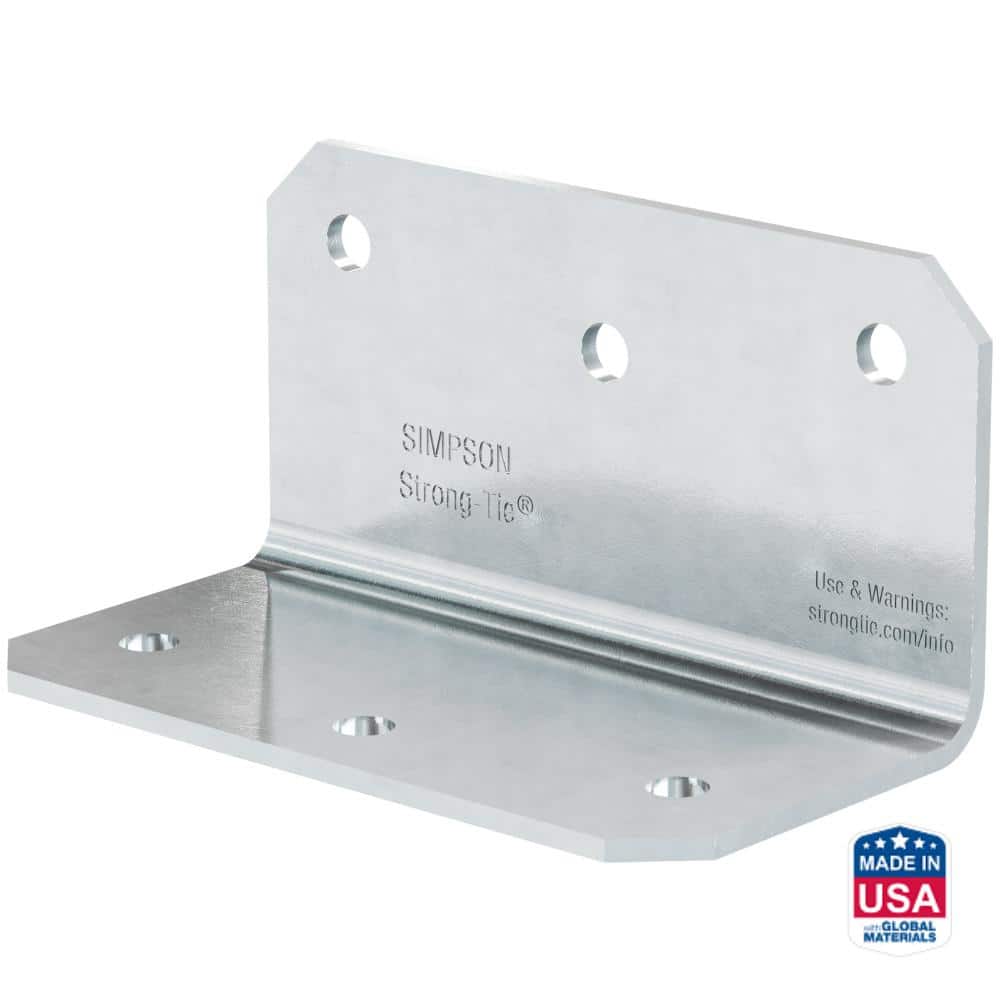Simpson Strong-Tie ML 2 in. x 4 in. 12-Gauge Stainless-Steel Medium L Angle (1)
