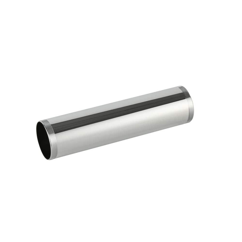 Everbilt 1-1/2 in. x 6 in. Chrome-Plated Brass Double Threaded-Joint Sink Drain Tailpiece Extension Tube (3)