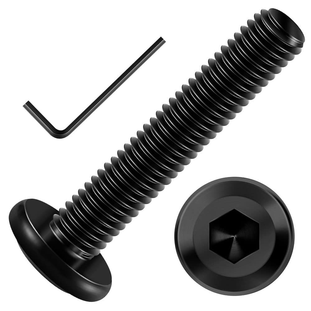 MYWISH M6 x 35 mm Black Oxide Stainless Steel Hex Socket Cap Head Socket Head Cap Screws (20-Pack)