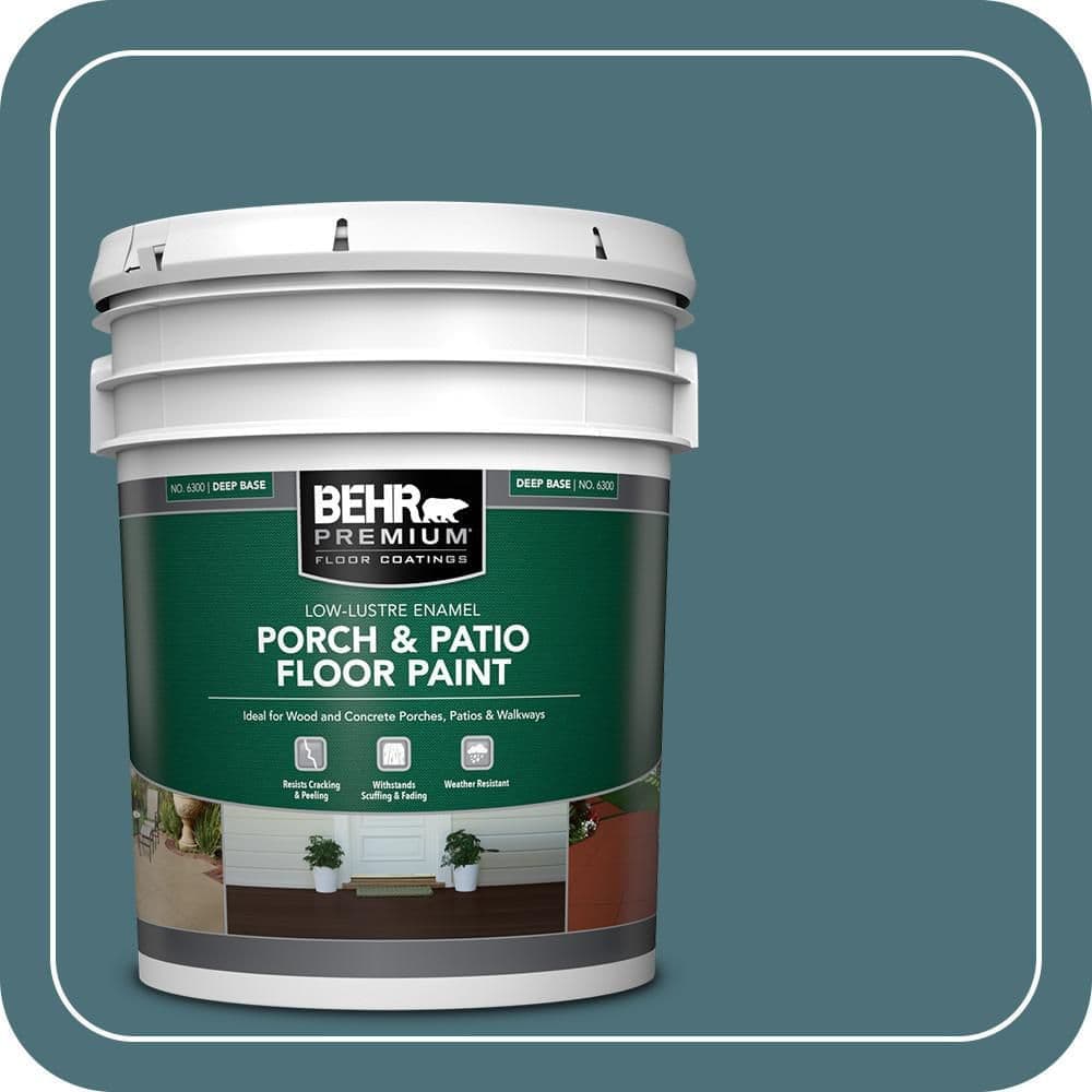 BEHR PREMIUM #S450-6A Low-Lustre Enamel Interior/Exterior Porch and Patio Floor Paint (1)