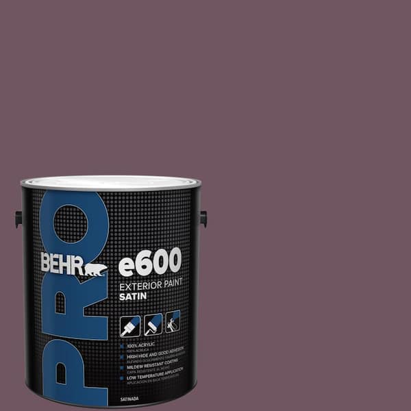 BEHR PRO 1 gal. #S110-7 Exotic Eggplant Satin Exterior Paint (2)