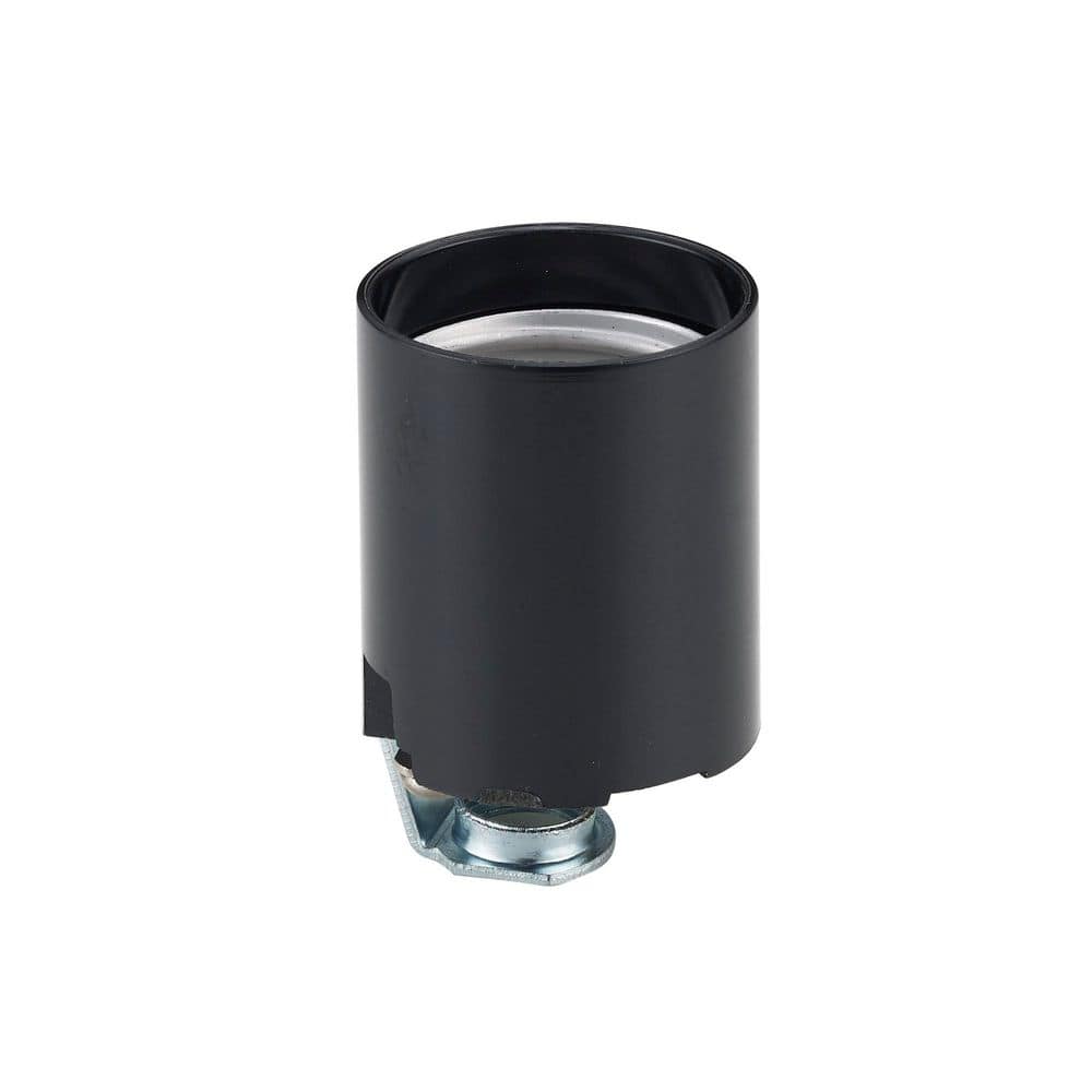Bel Air Lighting 2 in. Black Standard Base Keyless Phenolic Socket with 1/8-IP Hickey (2)